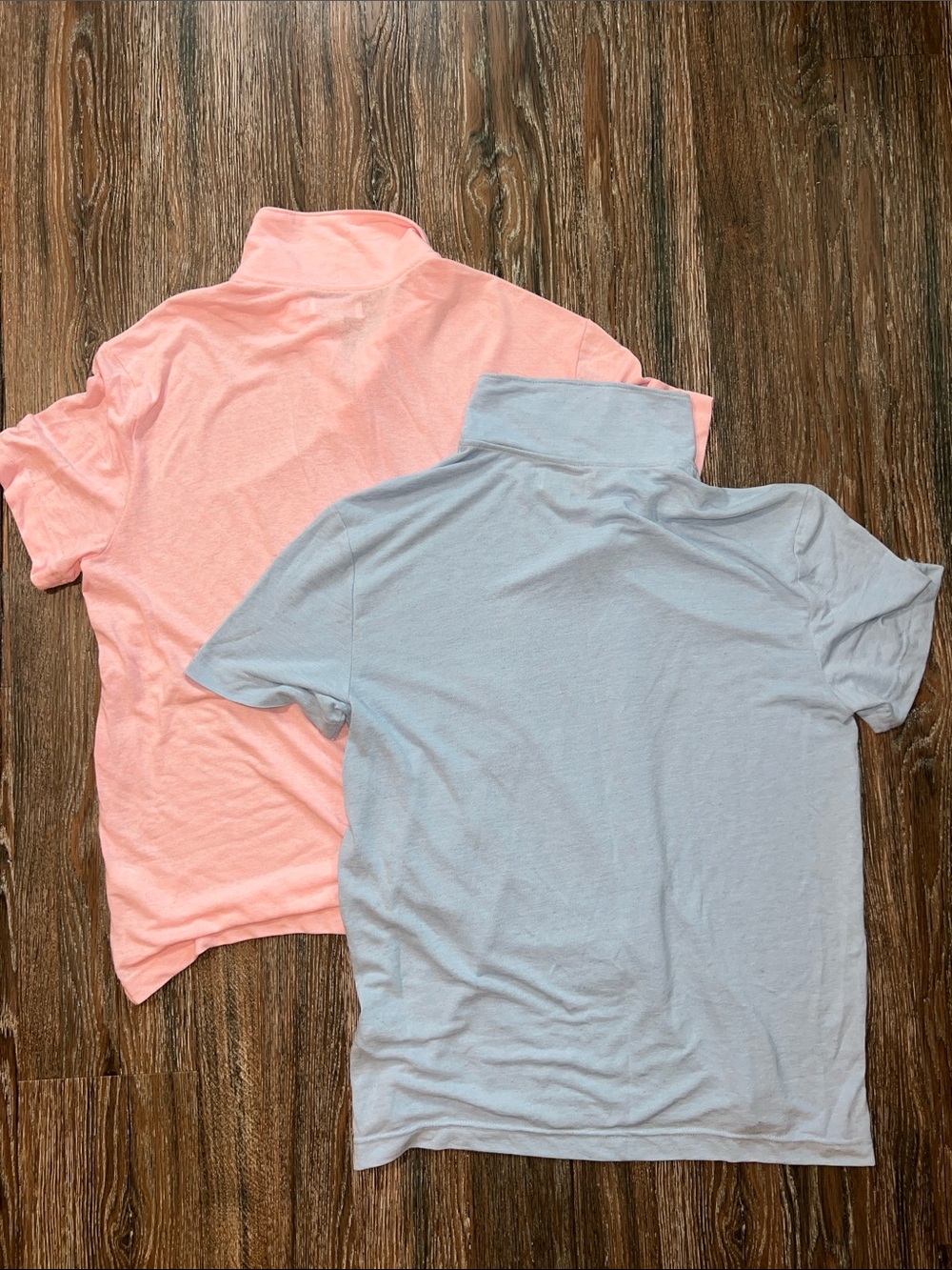 Banana Republic Pastel Blue & Pink Linen Blend Polo Bundle - Picture 5 of 5